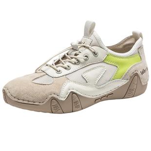 Walker Shop休闲鞋女2025春季新款网面透气运动鞋防滑软底德训鞋