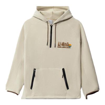 李宁套头连帽摇粒绒卫衣