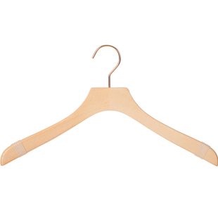 霜山榉木衣架衬衫防滑无痕衣撑家用日式晾晒架阳台卧室衣柜挂衣架