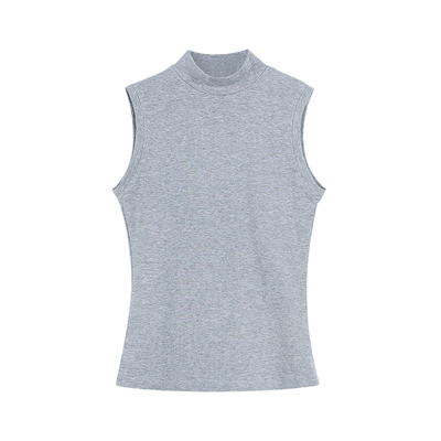 pusumede半高领背心气质吊带上衣