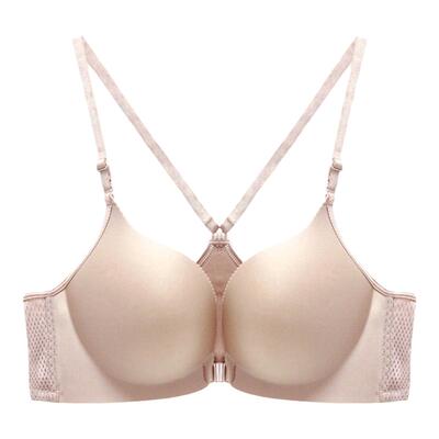 珀依兰前扣内衣小胸聚拢文胸