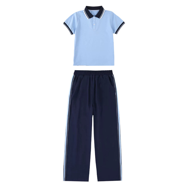 江西南昌小学生夏季短袖校服套装