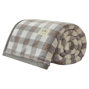 毛毯加厚冬季珊瑚绒毯子铺床牛奶绒办公室沙发盖毯午睡毯空调毯