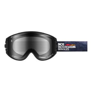 日本进口DICE滑雪镜柱面开窗超高清调光变色2倍防雾26新款GM0351
