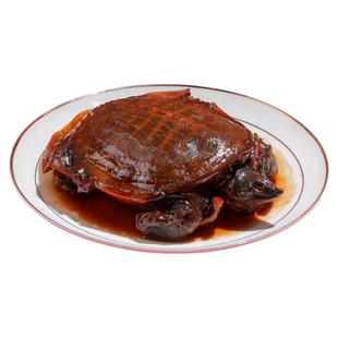华英撕烤官潢川卤甲鱼礼盒元鱼老鳖王八五香香辣两种口味河南特产