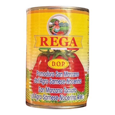 REGA San Marzano Tomatoes意艾欧圣玛扎诺去皮番茄400gDOP