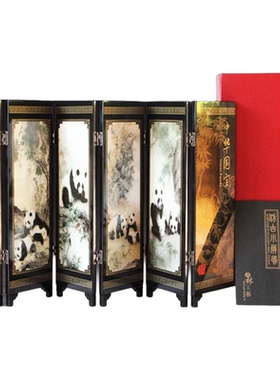 兆宸造物出国礼品屏风摆件