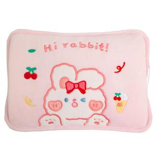 冬季毛绒热水袋充电款防爆式暖手宝暖宝宝被窝专用儿童可爱暖水袋