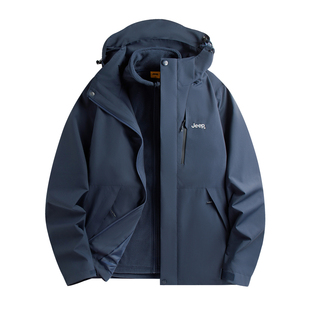 Jeep吉普官方旗舰店冲锋外套男士2026春季新款女款户外防风夹克ML