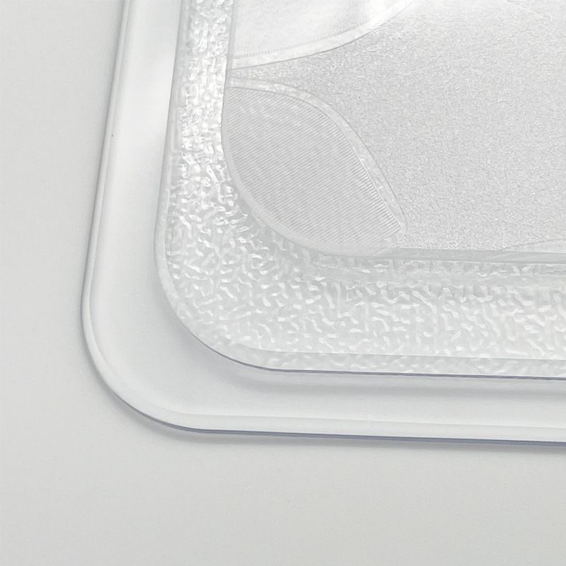 佛山龙塑pvc软板透明软玻璃塑料水晶板胶皮胶膜桌垫桌布卷料批发