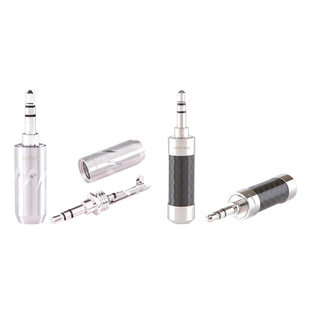 原装FURUTECH古河 FT735 CF735 3.5mm 旗舰碳纤镀铑发烧耳机插头