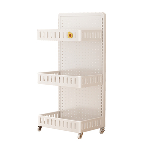 耐奔书包移动置物架家用落地桌下学习书架书桌底下书本收纳柜推车