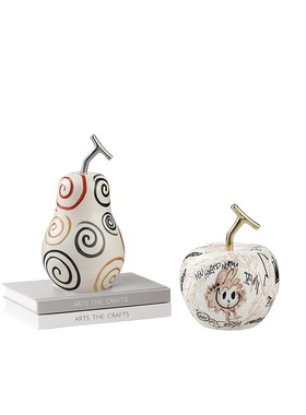 现代轻奢设计感陶瓷苹果装饰品客厅儿童房装饰柜茶几桌面南瓜摆件