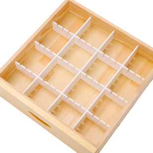 办公室抽屉收纳分隔板抽屉分割神器自由组合分格分割片pvc定制