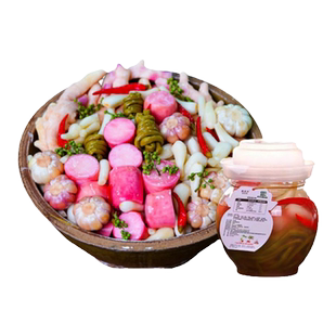 四川泡儿菜什锦泡菜农家老母水泡酸豆角仔姜辣椒早餐泡萝卜下饭菜