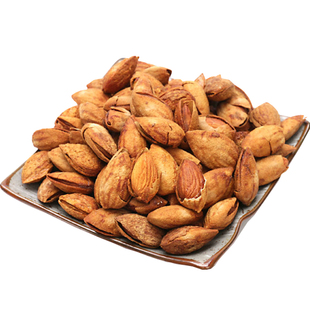 盛先生新货新疆巴旦木净重500克壳杏仁坚果炒货零食