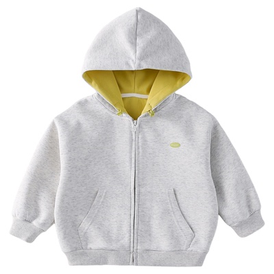 男童外套春秋款2025新款儿童秋装连帽卫衣秋季运动男孩休闲上衣潮