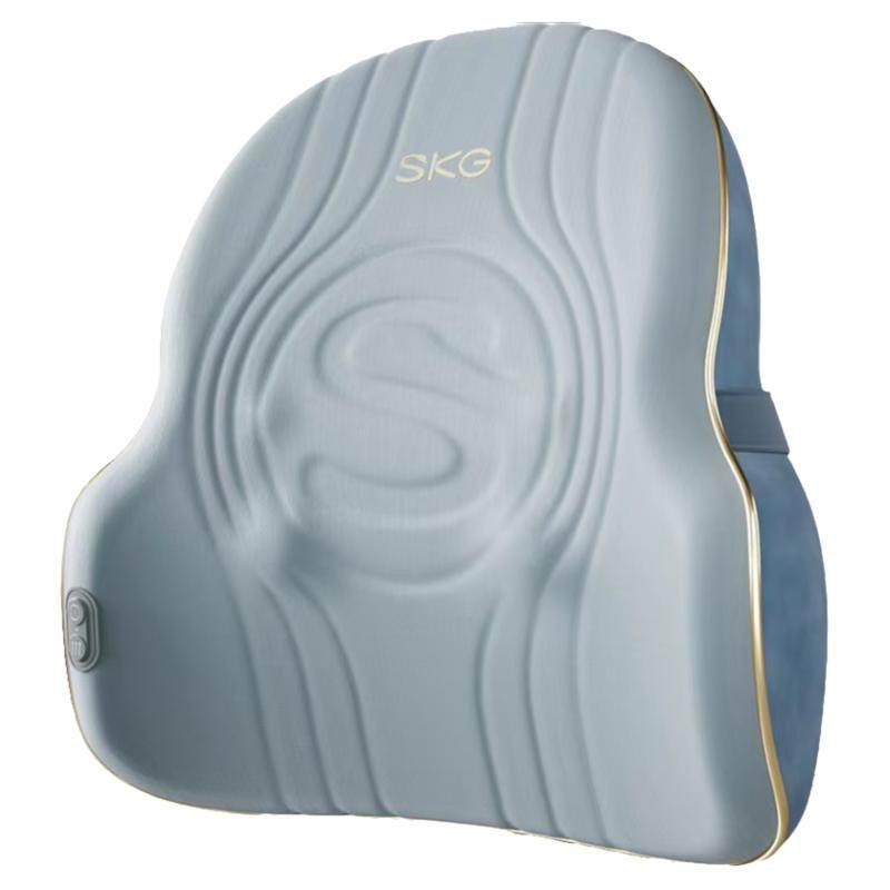 王一博同款 SKG按摩器t3-2腰部背部按摩仪办公室腰垫车载靠垫热敷