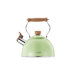 苏泊尔户外烧水壶304不锈钢加厚大容量热水壶鸣笛电磁炉明火通用