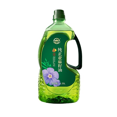 月都寿坊亚麻籽油一级冷榨直饮级
