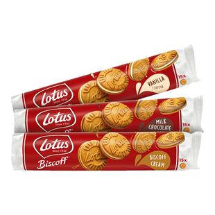 比利时进口Lotus焦糖夹心饼干早餐休闲食品解馋小零食下午茶点心