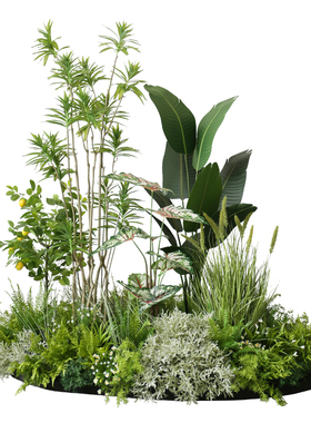 野花大型仿真植物造景大堂花艺