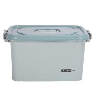 北欧风格车载大号带盖塑料箱家用卧室衣柜收纳玩具整理盒零食储物