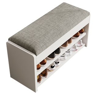 实木换鞋凳门口家用多层置物鞋架入户窄鞋柜一体收纳可坐式穿鞋凳