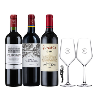 拉菲凯萨天堂古堡花园珍藏赤霞珠红酒圣芝G680波亚克干红葡萄酒