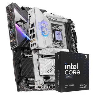 intel英特尔U7 270K/U5 250K PLUS搭微星B860/Z890主板cpu套装