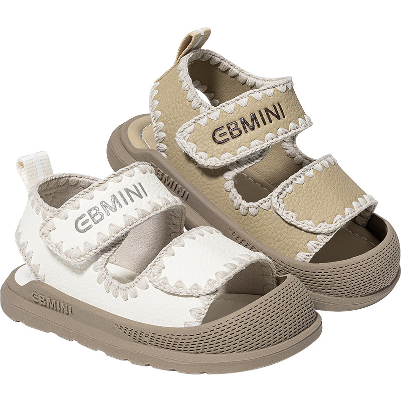 英贝米尼宝宝学步鞋2026夏季新款防滑男童婴儿软底沙滩凉鞋女童鞋