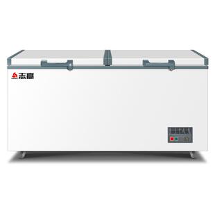 志高一级节能小冰柜家用小型全冷冻无霜冷藏冷冻两用迷你商用冷柜