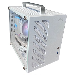 abit升技I6MINI纯白手提小机箱办公游戏台式机主机 itx超小机箱