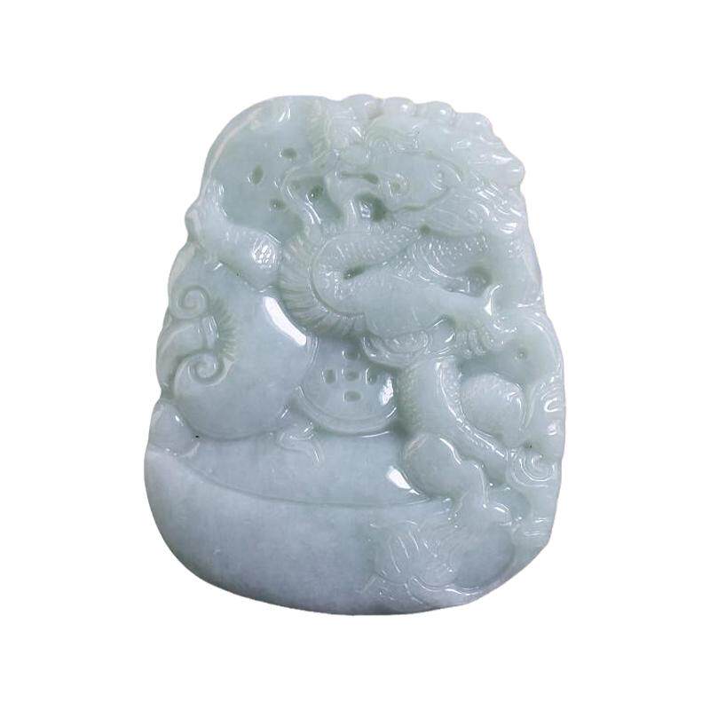 如意天然缅甸把件玉石吊坠包邮