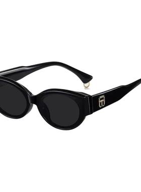 GM墨镜太阳眼镜女明星同款复古猫眼高级感男偏光开车防紫外线Reny