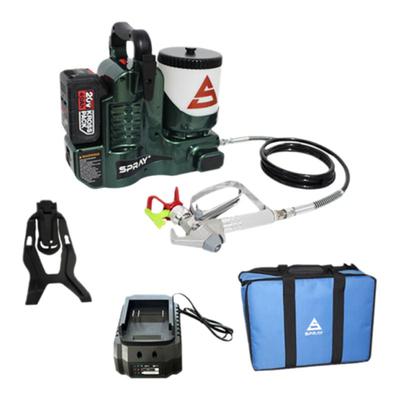 背包式手持喷涂机油漆涂料高压无气锂电池充电便捷柱塞墙面修补机