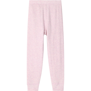 久岁伴儿童保暖裤女童秋冬双层加厚驼绒加长护膝中大童打底裤秋裤