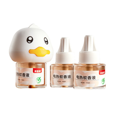 贝因美蚊香液家用无味无烟电蚊香器防蚊驱蚊液插电式室内专用补充