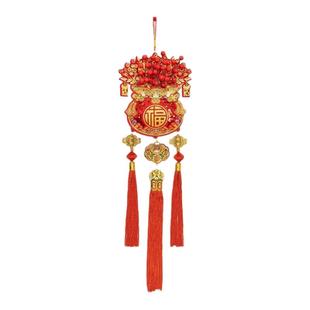 新年装饰红果福袋挂件2026马年挂件喜庆氛围布置贺年门挂福字挂饰