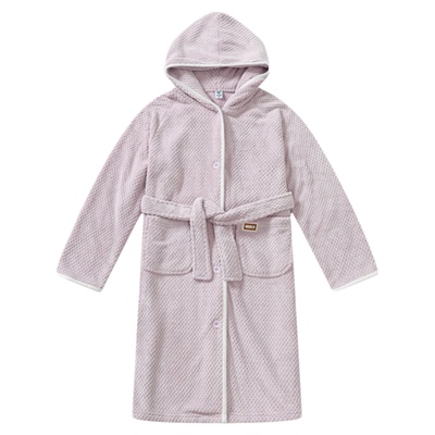 儿童浴袍A类秋冬加厚浴巾男女孩可穿浴衣珊瑚绒吸水速干斗篷睡袍