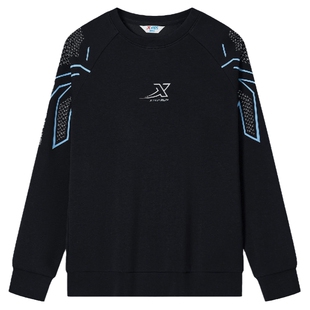 盾甲|特步童装男童卫衣2026春季新款儿童运动加绒卫衣中大童上衣