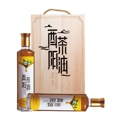 重庆酉阳高山有机茶油500ml礼盒绿色认证种植茶籽物理压榨食用油
