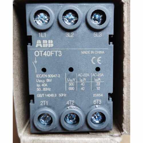 议价原装ABB隔离开关    OT40FT3   3P  40A