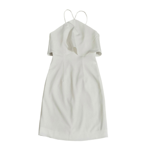 泰国潮牌夏季新款优雅气质时尚女人味无袖露肩修身清新吊带连衣裙