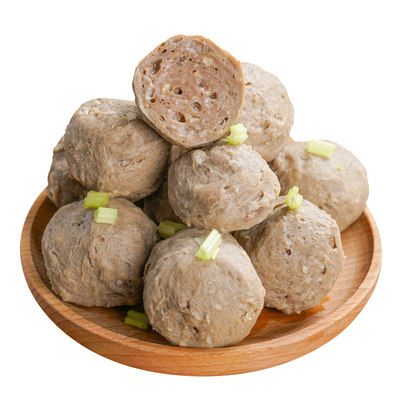 潮汕牛肉丸丸子食材手打牛肉丸