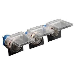 电脑主机开关防尘盖保护罩防猫踩电源按钮电梯按键套防误触帽带胶