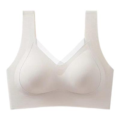 无痕内衣女小胸聚拢收副乳提拉上托防下垂无钢圈美背反重力文胸女