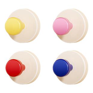 多巴胺吸盘挂钩免打孔可爱创意宿舍厨房浴室卫生间毛巾门后粘钩