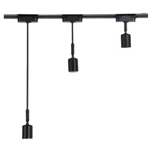 轨道灯头二线E27轨道头球泡飞碟灯头灯泡灯头软管灯杆万向