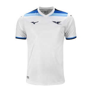 酷锐足球美津浓24/25拉齐奥125周年纪念主场短袖球衣P2GABX7501